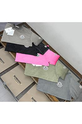 モンクレールスーパーコピー カップルけヘビーデューティーウォッシュ半袖Tシャツ