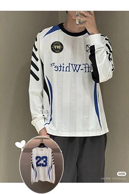オフホワイト偽物 Off White 限定フットボール長袖ジャージ