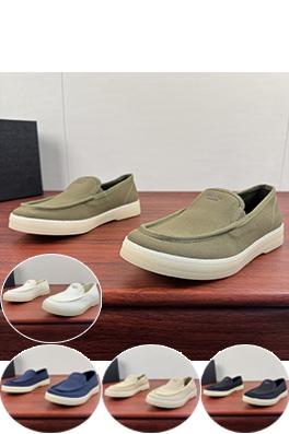 プラダ メンズキャンバスペニーシューズ