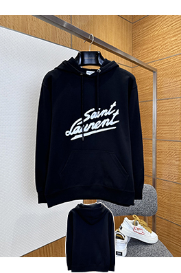 サンローランコピー SAINT LAURENT シグネチャープリントパーカー