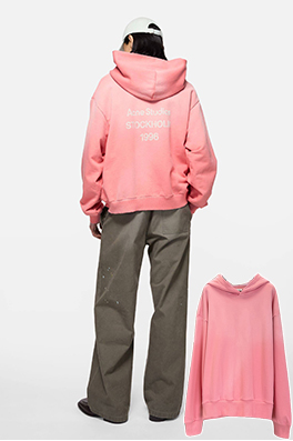 アクネストゥディオズ Acne Studios ロゴプリント入りフード付きスウェットシャツ
