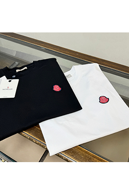 モンクレール 新作サマーファッション ラウンドネック半袖Tシャツ