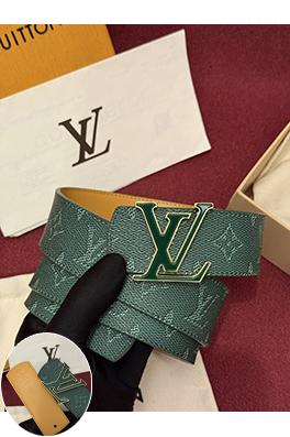 ルイヴィトン LV Dimension Monogram Surplus クラシックユニセックスのワークウェアフリップアップベルト