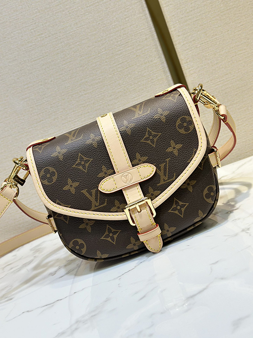 Replica Louis Vuitton Saumur BB Bag in Monogram Canvas M46740