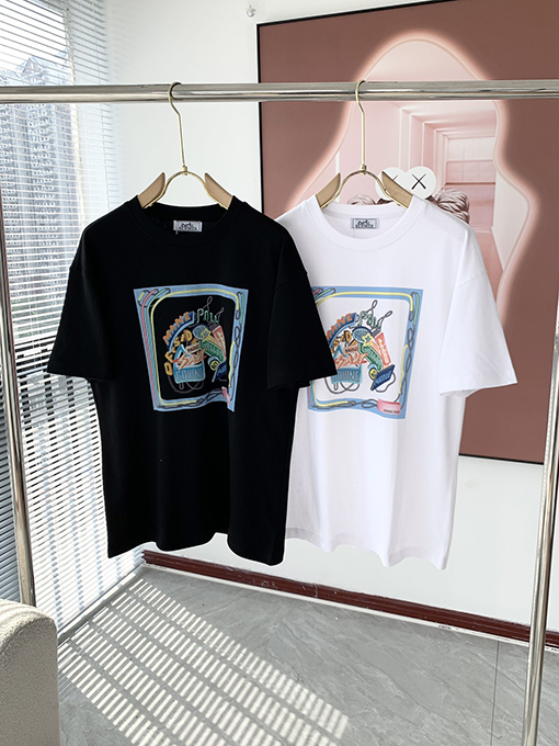 エルメスコピー ロゴプリントショートスリーブTシャツ 7,980円 CCS033478