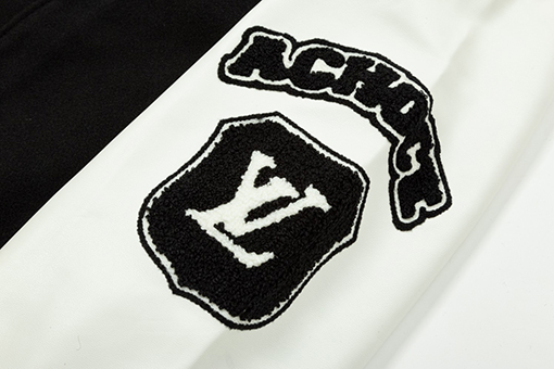 ルイヴィトン 刺繍ステッチベースボールジャージジャケット