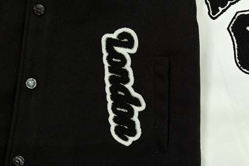 ルイヴィトン 刺繍ステッチベースボールジャージジャケット