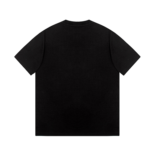 ロエベ新しい胸の刺繍ロゴ半袖Tシャツ