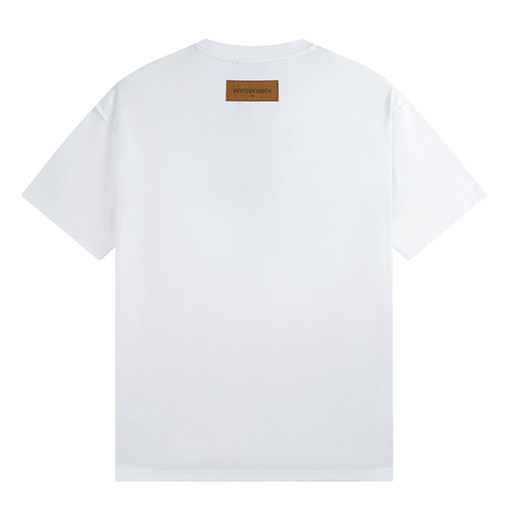 ルイヴィトン 新しい3Dエンボス半袖Tシャツ