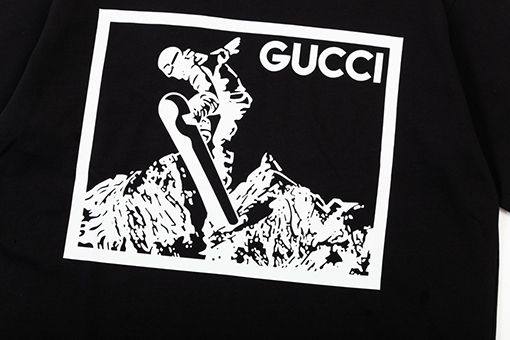 グッチ ダブルG 雪山プリント 半袖Tシャツ