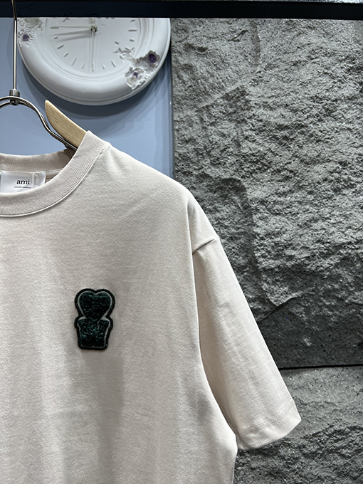アミミニロゴ刺繍 半袖Tシャツ