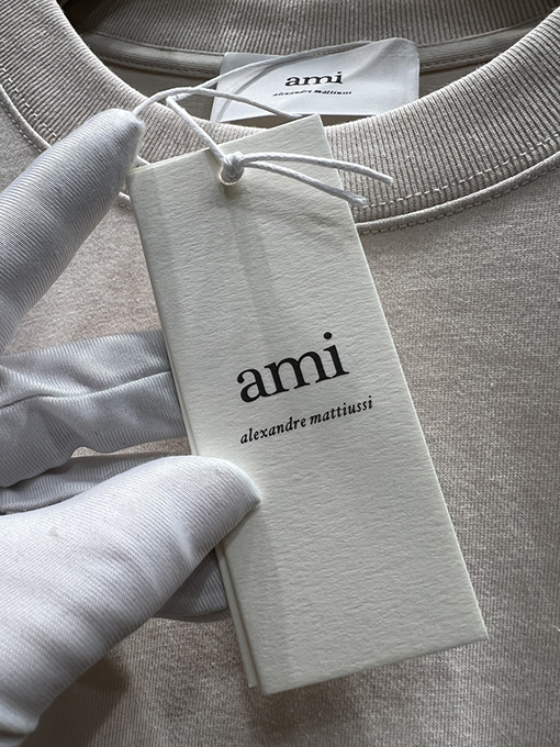 アミミニロゴ刺繍 半袖Tシャツ