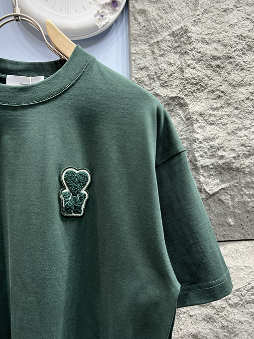 アミミニロゴ刺繍 半袖Tシャツ