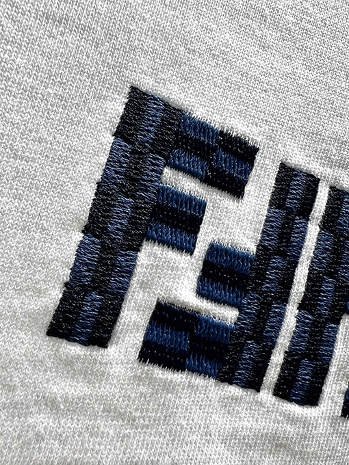 フェンディ  新作 ダブルFロゴ 半袖Tシャツ