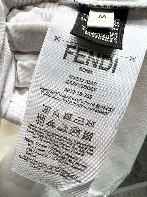 フェンディ  新作 ダブルFロゴ 半袖Tシャツ