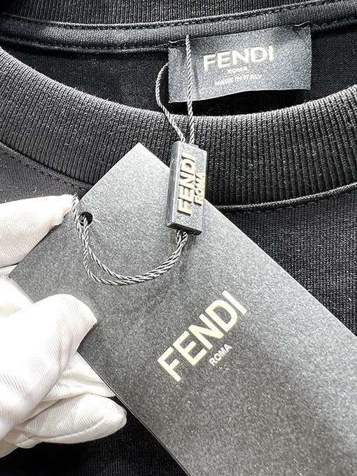 フェンディ  新作 ダブルFロゴ 半袖Tシャツ