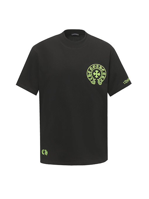 クロムハーツスーパーコピークロス・シックスカラープリント半袖Tシャツ