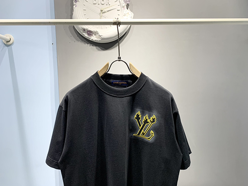 ルイヴィトン新しいインクジェット刺繍Tシャツ
