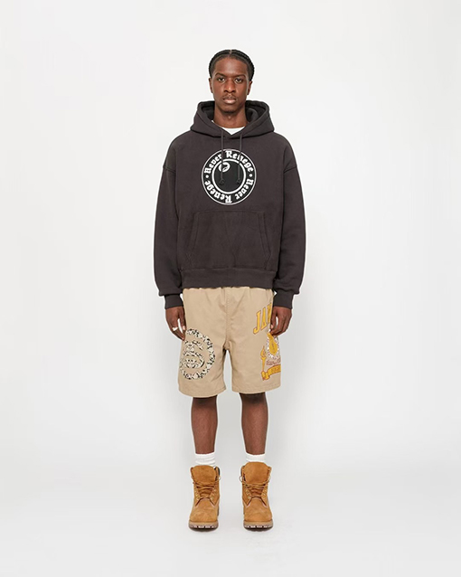 ステューシーSTUSSY X DENIM TEARSコラボコレクションSS25 GYM SHORT24カジュアルショーツ