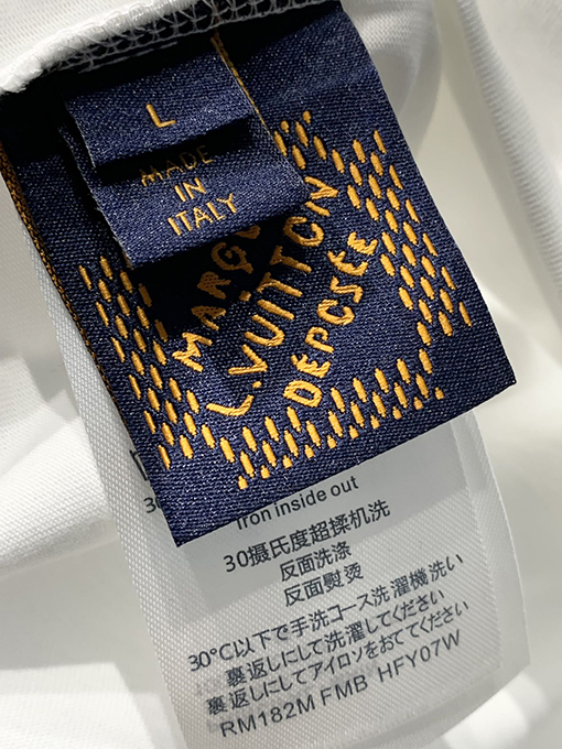 ルイヴィトンスーパーコピー新しいインクジェット刺繍Tシャツ