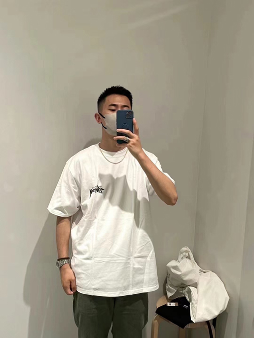 ステューシー ドールロゴ8号ボールプリント半袖Tシャツ