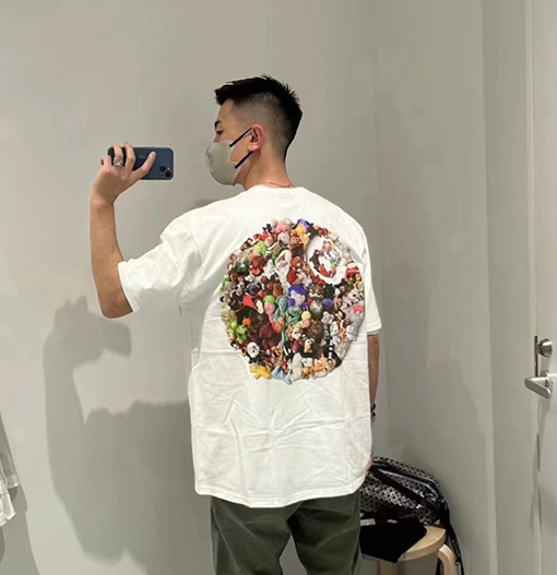 ステューシー ドールロゴ8号ボールプリント半袖Tシャツ