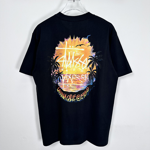 ステューシー サンセットココナッツビーチビューTシャツ
