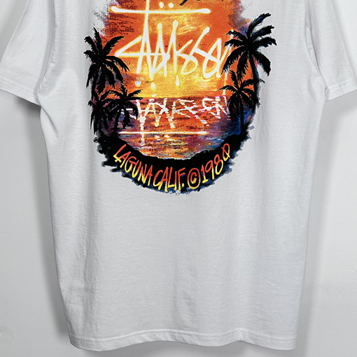ステューシー サンセットココナッツビーチビューTシャツ