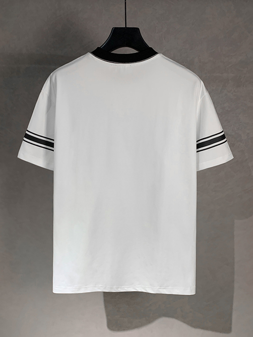 セリーヌスーパーコピー  アルファベットクルーネック半袖Tシャツ