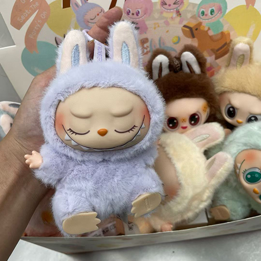 ポップマート モンスターズラブブ マカロンV1、 v2 シリーズ ブラインドボックス、 可愛いアニメーションフィギュア6つ商品