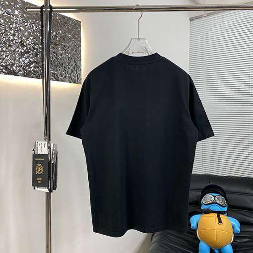 アクネストゥディオズ クラシックなシルバースマイリーシルバープリント半袖Tシャツ