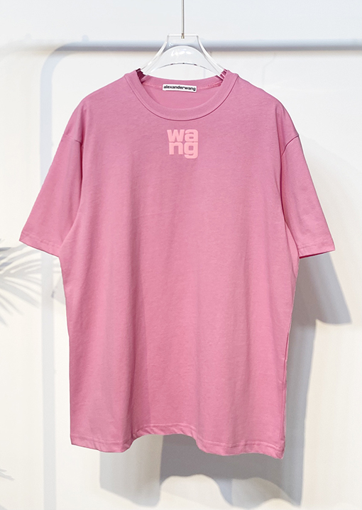 アレキサンダーワン 新しいフォームフォント半袖Tシャツ