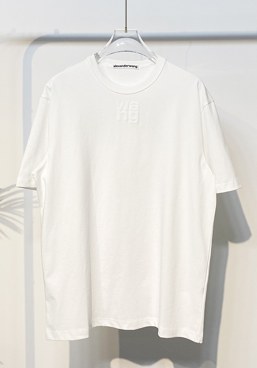 アレキサンダーワン 新しいフォームフォント半袖Tシャツ