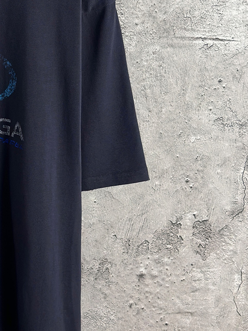 バレンシアガスーパーコピー サーフィンロゴ直噴プリント半袖Tシャツ