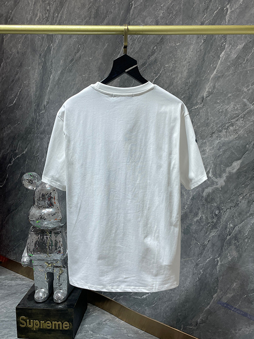 クロムハーツコピーレザーオーバーラップメタル半袖Tシャツ