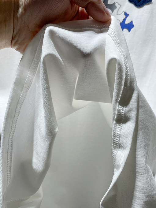クロムハーツコピーレザーオーバーラップメタル半袖Tシャツ