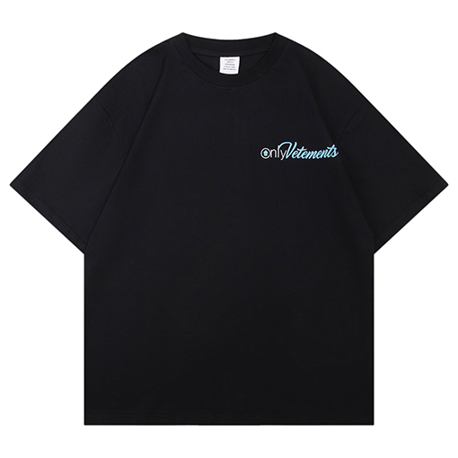 ヴェトモン 発泡プリントロゴ文字半袖Tシャツ