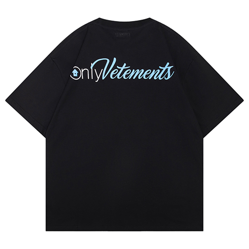 ヴェトモン 発泡プリントロゴ文字半袖Tシャツ