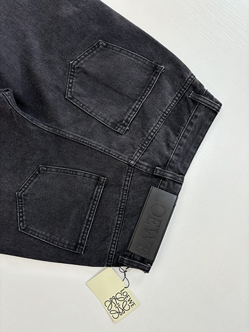 ロエベ 新しいAnagram刺繍デニムパンツ