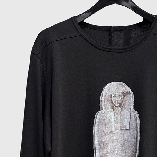 リックオウエンススーパーコピー  新しいゆったりとした暗い風の長袖tシャツ