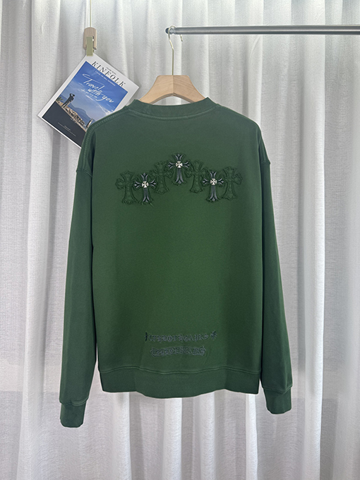 クロムハーツ 新しいトップウォッシュパッチ刺繍カップルパーカー