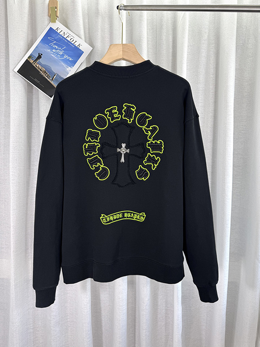 クロムハーツコピー 新しい布刺繍カップルカジュアルパーカー