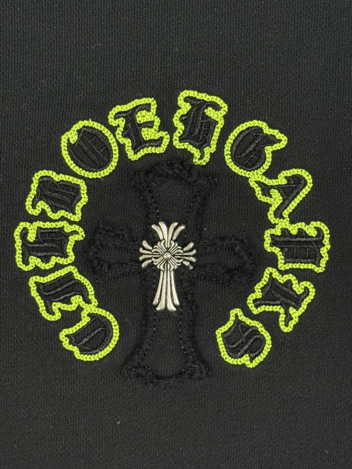 クロムハーツコピー 新しい布刺繍カップルカジュアルパーカー
