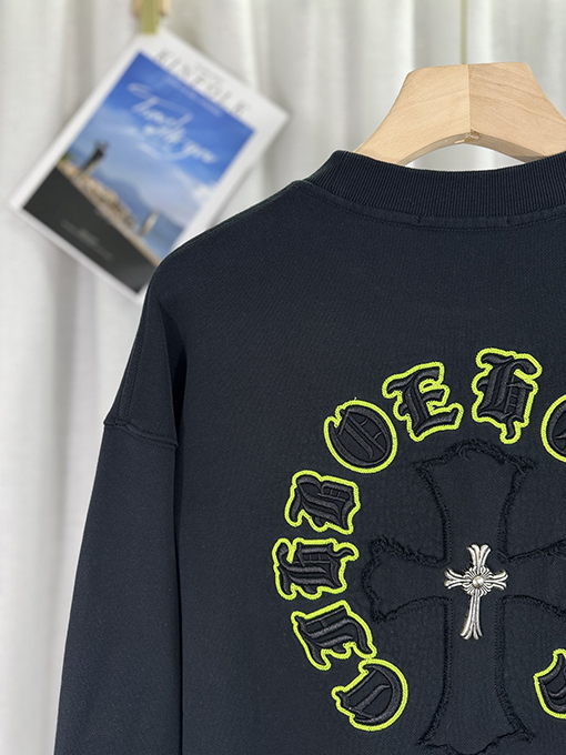 クロムハーツコピー 新しい布刺繍カップルカジュアルパーカー