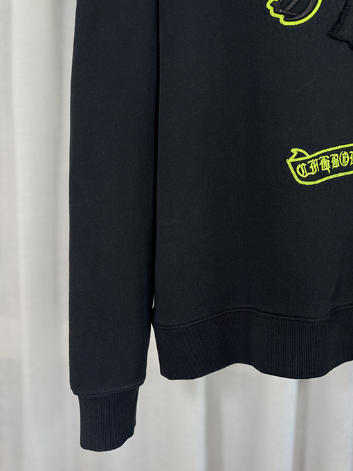 クロムハーツコピー 新しい布刺繍カップルカジュアルパーカー