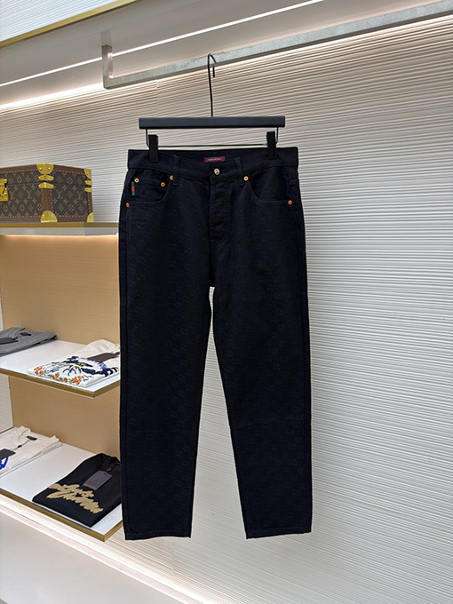 グッチコピー 新しいスタイルのジャカード柄ジーンズ