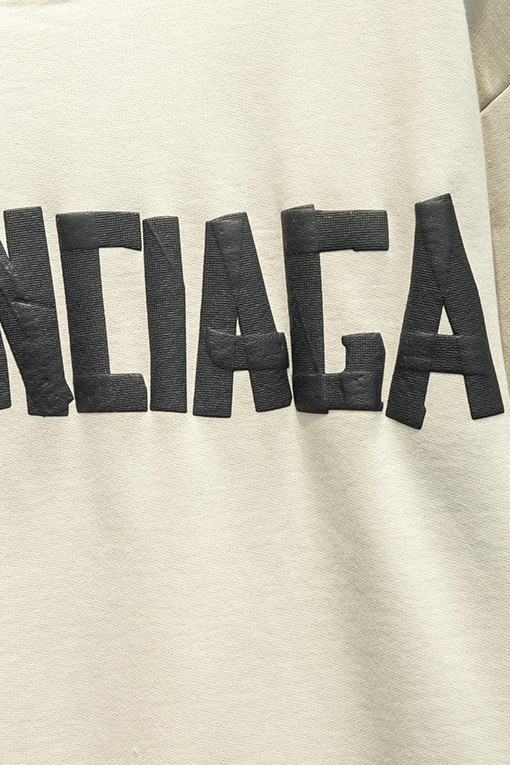 バレンシアガコピー Balenciaga テープオンクルーネックスウェットシャツ