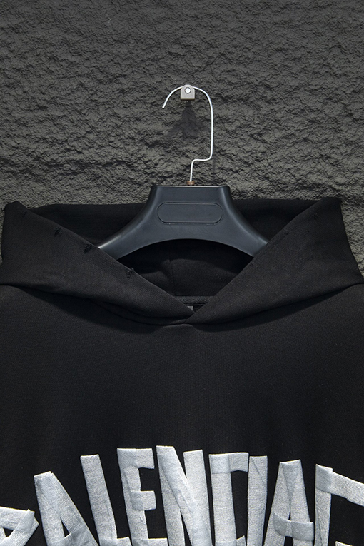 バレンシアガ Balenciaga ファッションテープフード付きスウェットシャツ