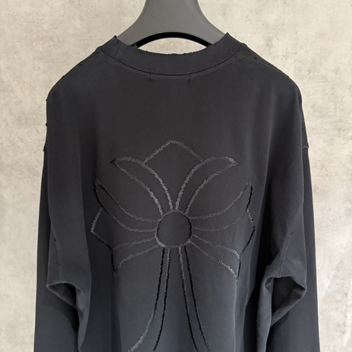 クロムハーツコピー ヘビーウェイト刺繍ロングスリーブスウェットシャツ