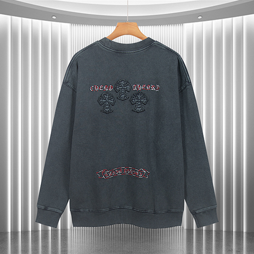 クロムハーツ 刺繍入りテリースウェットシャツ